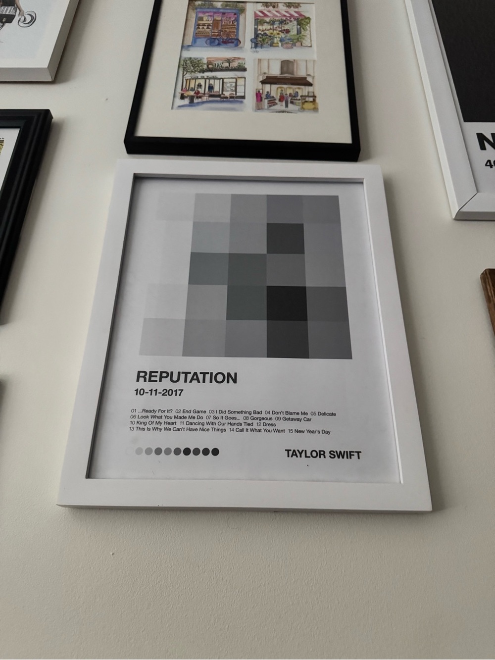 Taylor swift 'Reputation' Wall Art Print -  12x15 frame